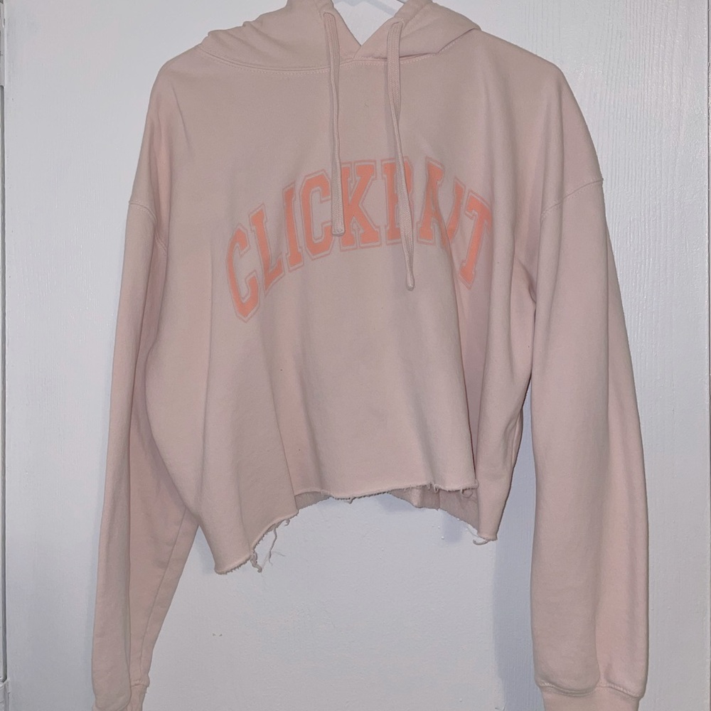 Clickbait Cropped Hoodie